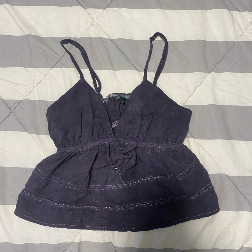 Wildfable Babydoll tank Purple